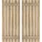 Ekena Millwork Americraft 6-Board, 2 Batten Exterior Real Wood Spaced Board-n-Batten Shutters, ARW101SB623X82UNH, PR ARW101SB623X82UNH - alternate 1